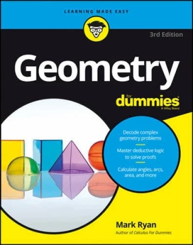 Geometry For Dummies - Paperback By Ryan, Mark - GOOD - Image 1