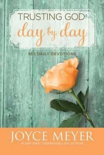 Trusting God Day by Day: 365 Daily Devotions - Hardcover - VERY GOOD - Image 1