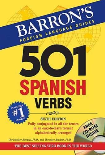 Barron's Foreign Language Guides: 501 Spanish Verbs (Bo - VERY GOOD - Image 1