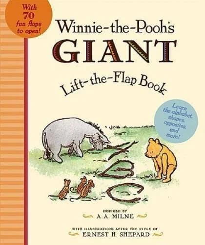 Winnie the Pooh's Giant Lift the-Flap - Board book By Milne, A. A. - GOOD - Image 2
