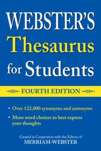 Webster's Thesaurus for Students, Fourth Edition - Paperback - GOOD - Image 2