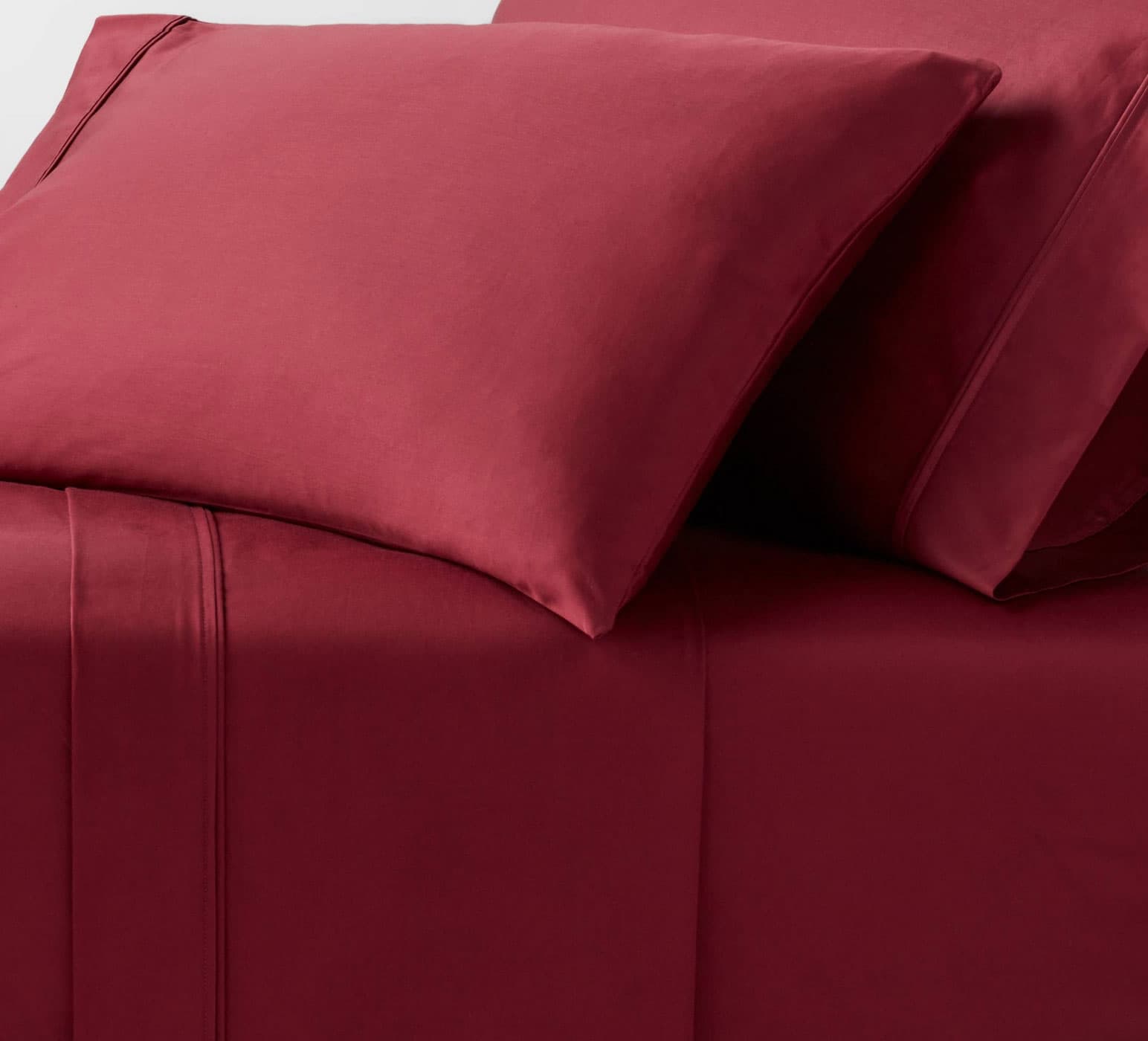 400 Thread Count Performance Sheet Set - Threshold - Wine Red - Twin/Twin XL - Image 5