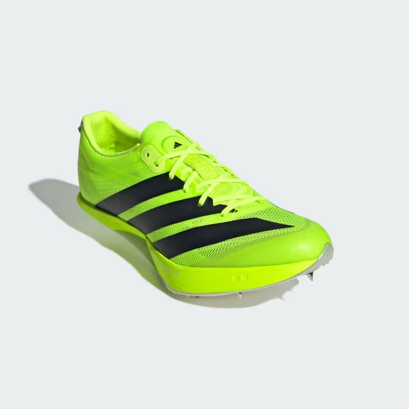 adidas Men's Adizero Prime Shoes - Lucid Lemon/Core Black/Silver Metall - Size 5 - Image 4