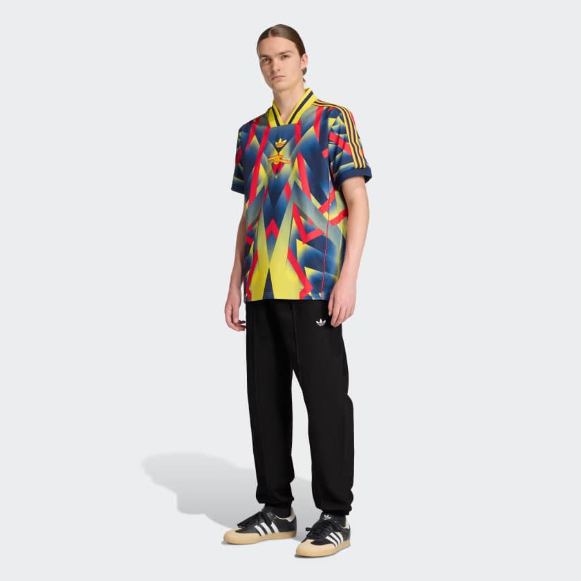 adidas Men's Arsenal FC LFSTLR Jersey - Yellow/Pure Ruby/Night Indigo - Size S - Image 3
