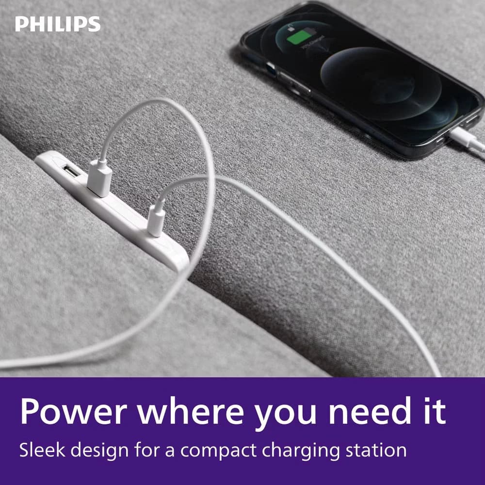 Philips 6ft USB Charging Station with USB-A and USB-C - Image 5