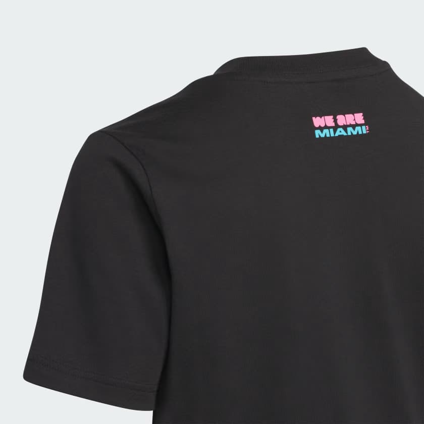adidas Kids' FIFA World Cup 26™ Host City Miami Graphic T-Shirt - Black - Size L - Image 2
