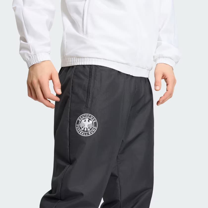 adidas Men's Germany Track Pants 1994 - Black - Size 2XL - Image 4