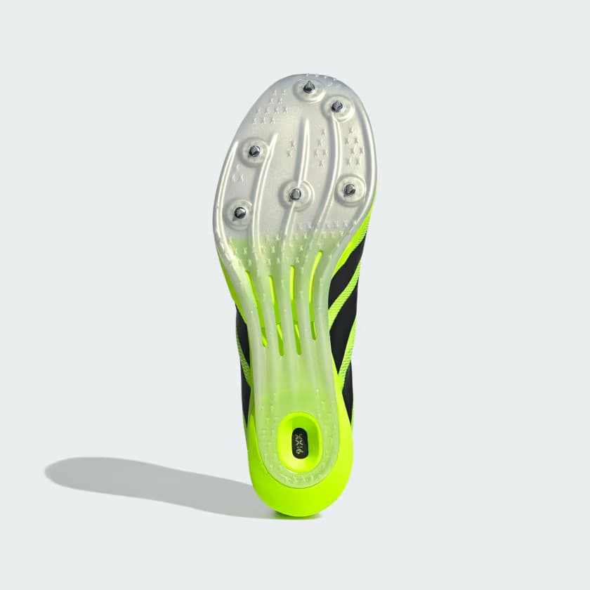 adidas Men's Adizero Prime Shoes - Lucid Lemon/Core Black/Silver Metall - Size 5 - Image 3