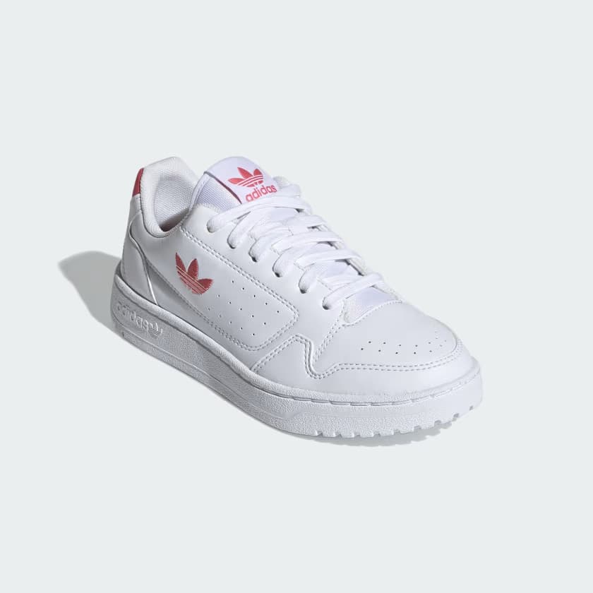 adidas Kids' NY 90 Shoes - Cloud White/Hazy Rose - Size 4.5 - Image 5