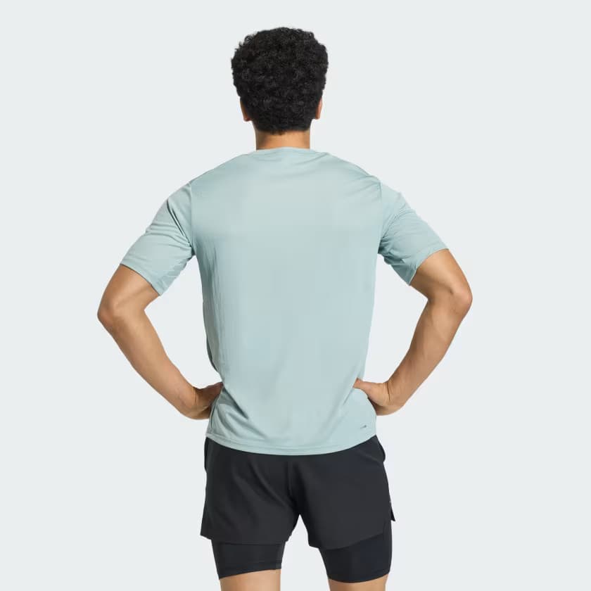 adidas Men's WORKOUT ESSENTIALS BASE T-SHIRT - Wonder Sage - Size 2XL - Image 2