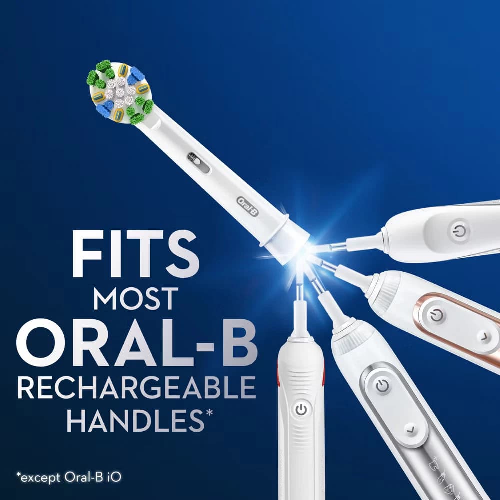 Oral-B FlossAction Electric Toothbrush Replacement Brush Heads - 4ct - Image 7