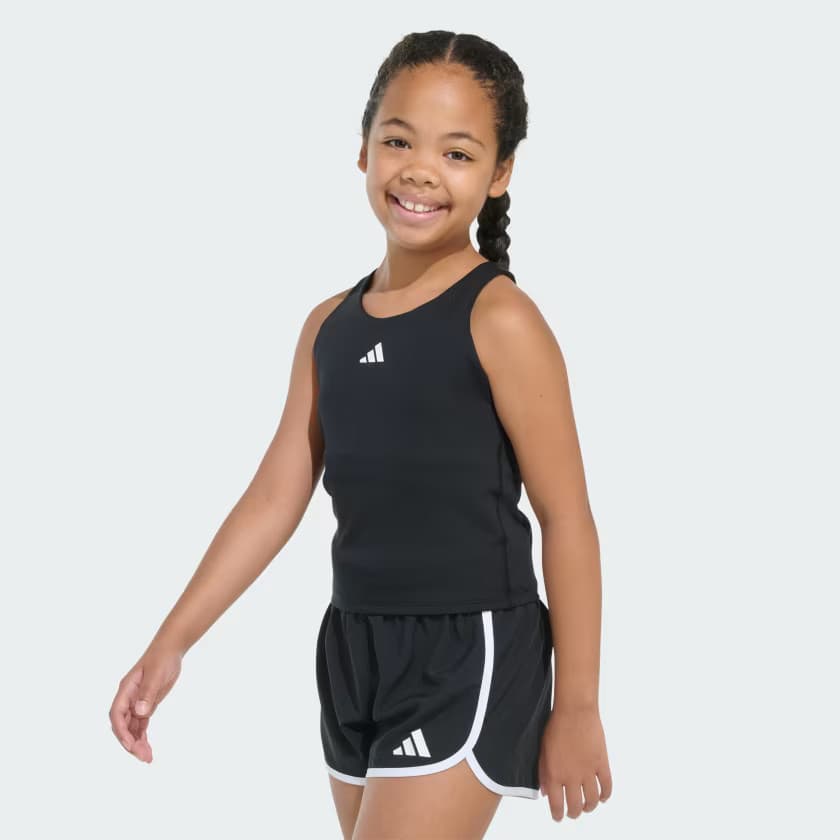 adidas Kids' Climacool Training Tank Top - Black - Size M - Image 4