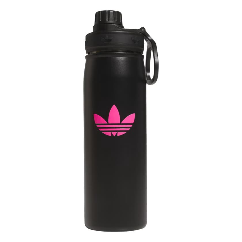 adidas Men's ORI M STEEL 600 METAL BOTTLE - Black/Lucid Pink - Image 6