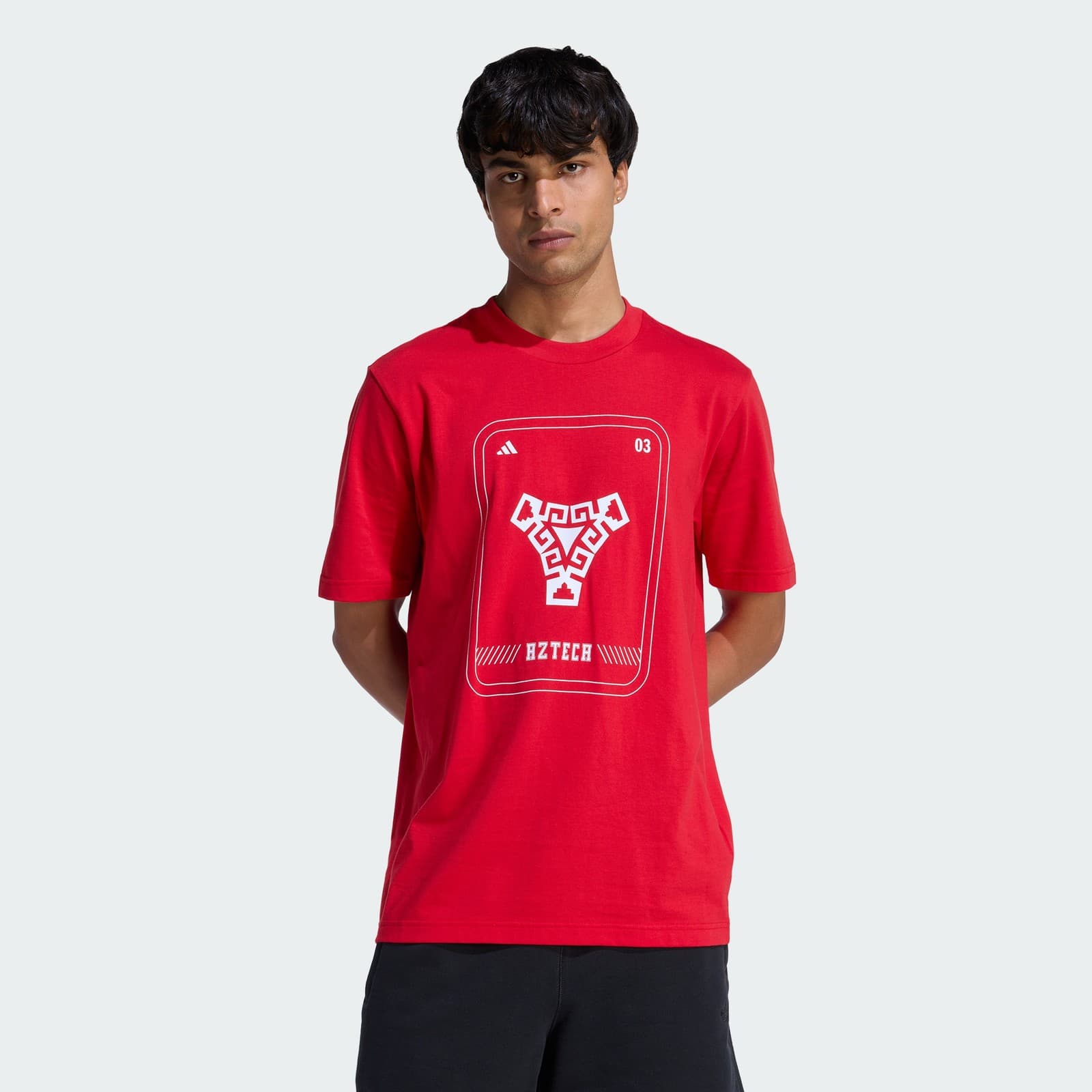 adidas Men's Mexico DNA T-Shirt - Better Scarlet - Size XL - Image 1