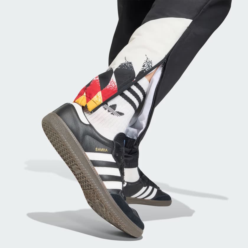 adidas Men's Germany Track Pants 1994 - Black - Size 2XL - Image 5