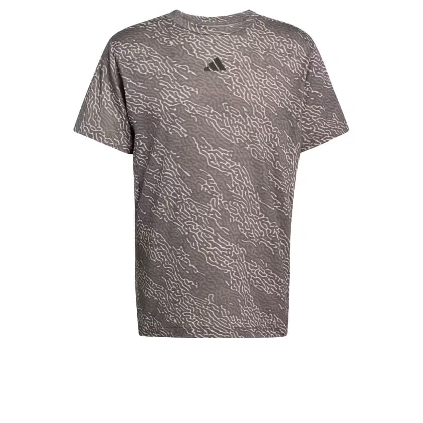 adidas Men's D4T PrimeLift Aop T-Shirt - Black/Grey Five - Size L - Image 7
