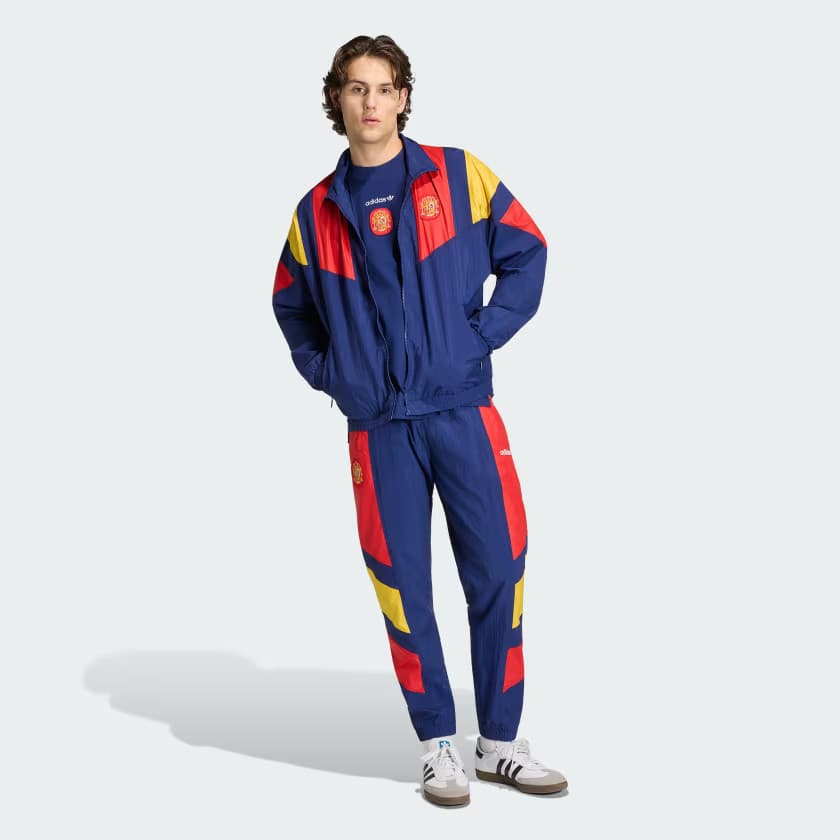adidas Men's Spain EQT Track Top - Dark Blue - Size 2XL - Image 3