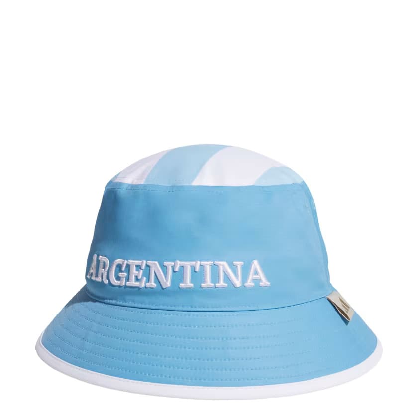 adidas Men's Men's Argentina Fan Bucket - Light Blue/Icey Blue/White - Image 4