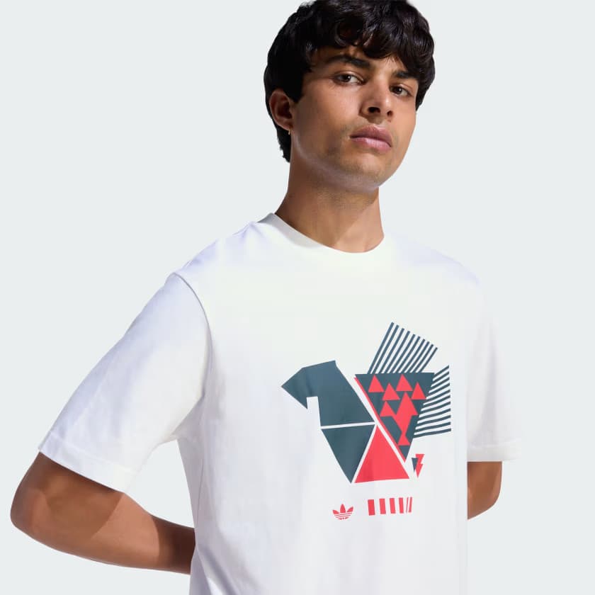 adidas Men's Mexico DNA T-Shirt - White - Size L - Image 4