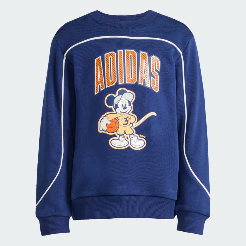 adidas Kids' DISNEY MICKEY MOUSE - Dark Blue/Pure Orange/Off White - Size 2T - Image 6
