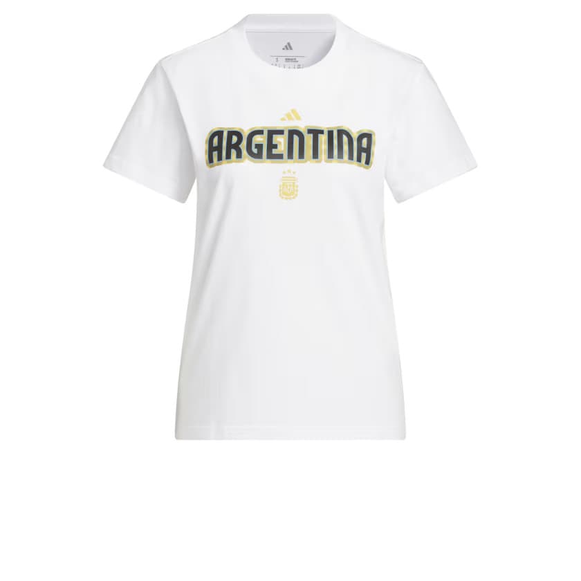 adidas Women's World Cup 26 Argentina Home Graphic Tee - White - Size S - Image 6
