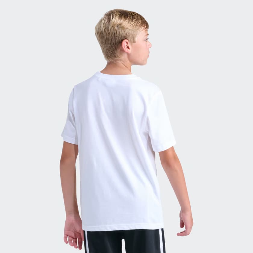 adidas Kids' SPORT TEE - White - Size L - Image 2
