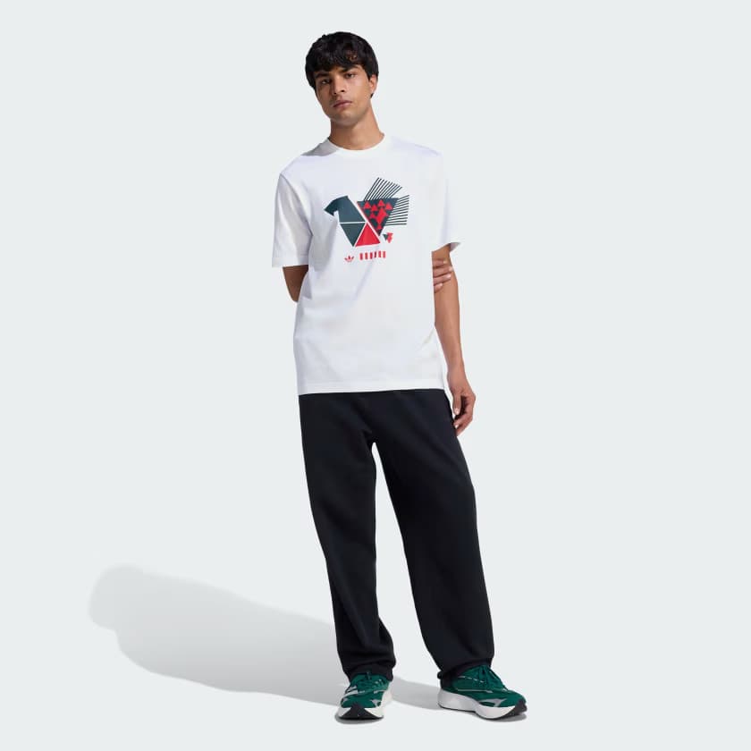 adidas Men's Mexico DNA T-Shirt - White - Size L - Image 3