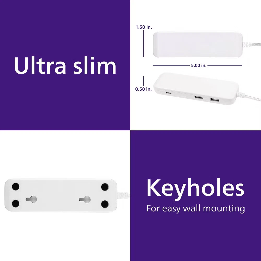 Philips 6ft USB Charging Station with USB-A and USB-C - Image 6