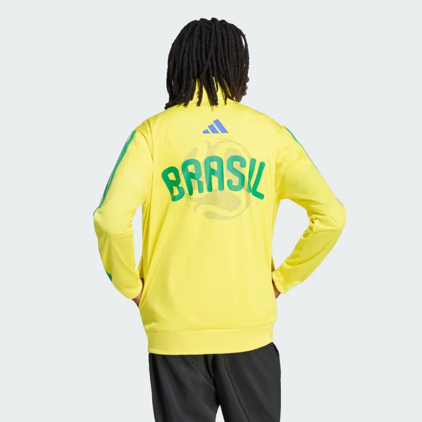 adidas Men's FIFA World Cup 26™ Brazil Track Top - Bright Yellow - Size M - Image 2
