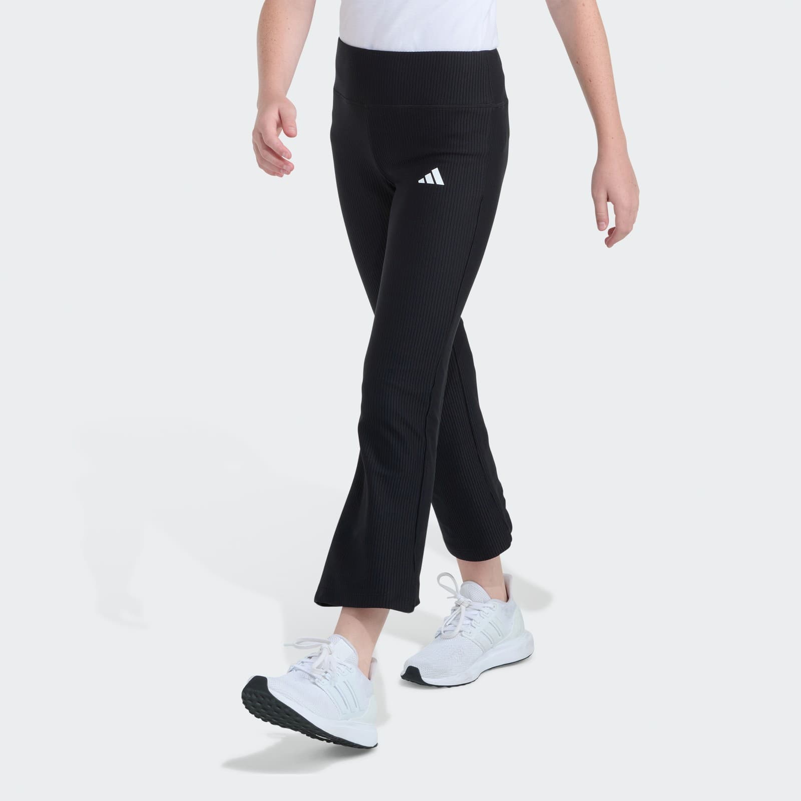 adidas Kids' KICK FLARE LEGGING - Black - Size L - Image 1