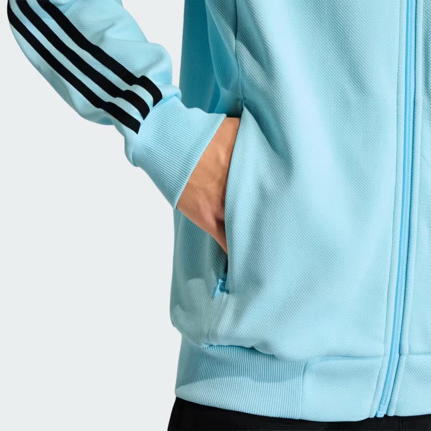 adidas Men's Belgium Away Anthem Jacket - Frozen Blue - Size 2XL - Image 5