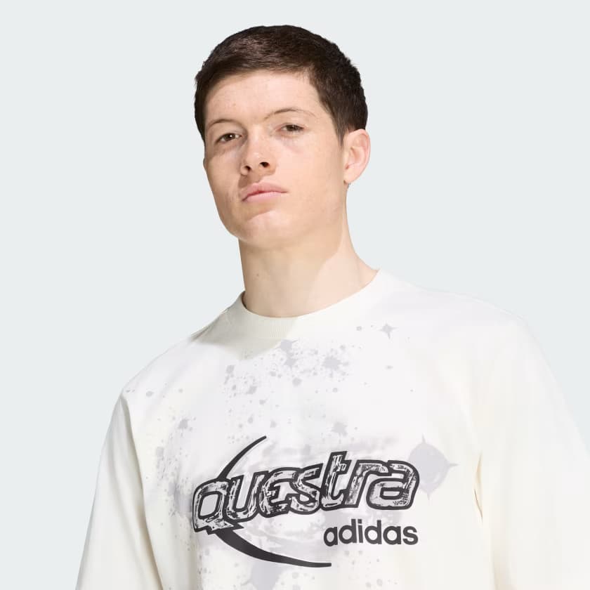 adidas Men's ADILENIUM SEASON 5 QUESTRA TEE - Off White - Size 3XL Big & Tall - Image 4