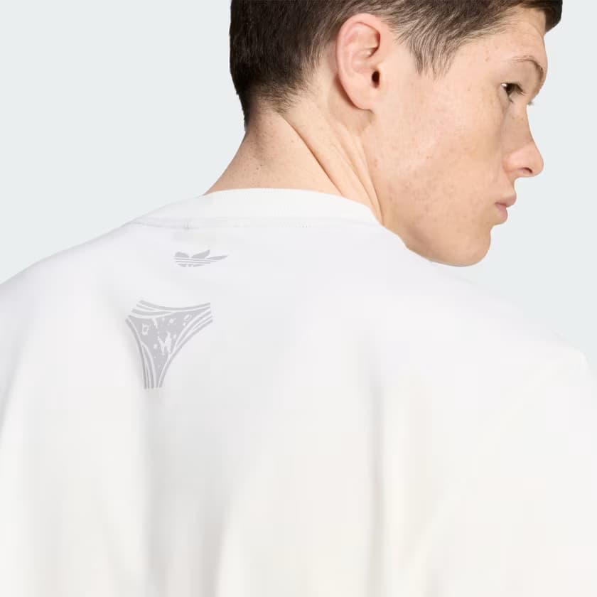 adidas Men's ADILENIUM SEASON 5 QUESTRA TEE - Off White - Size 3XL Big & Tall - Image 5