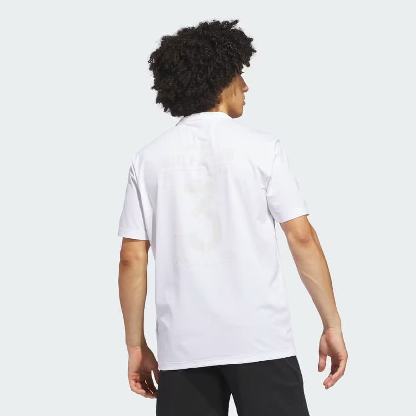 adidas Men's Beyond The Course Twistknit Range Shirt - White - Size XL - Image 2