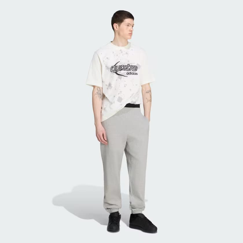 adidas Men's ADILENIUM SEASON 5 QUESTRA TEE - Off White - Size 3XL Big & Tall - Image 3