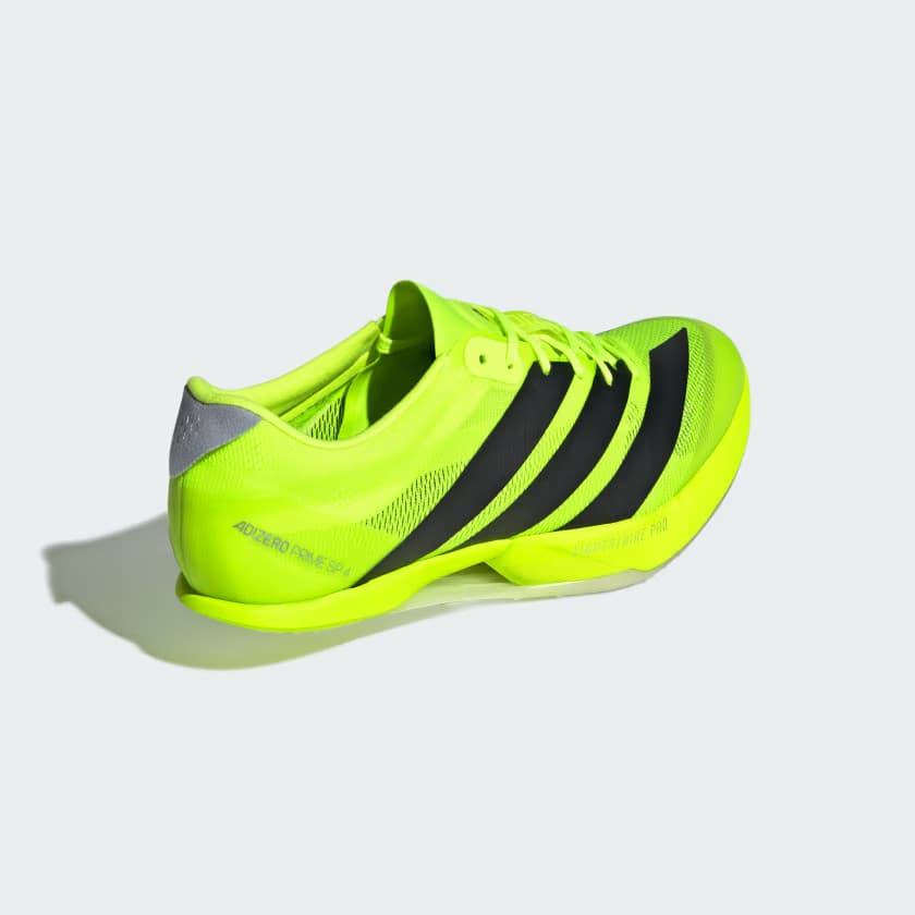 adidas Men's Adizero Prime Shoes - Lucid Lemon/Core Black/Silver Metall - Size 5 - Image 5