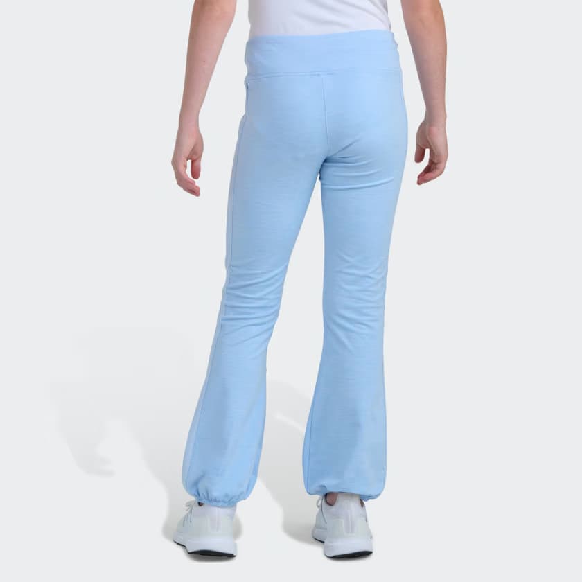 adidas Kids' MELANGE BALLOON PANTS - Crystal Sky - Size L - Image 5