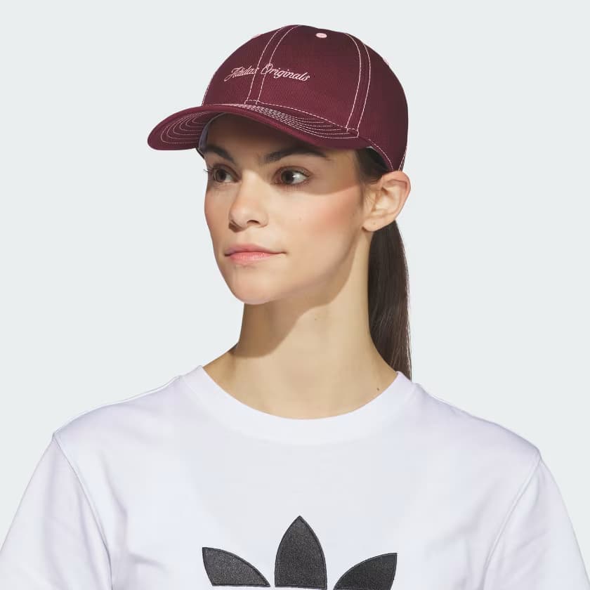 adidas Women's Women’s Signature Strapback - Red/Pink Spark - Image 2