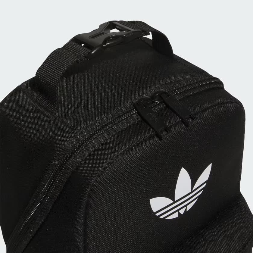 adidas Men's Originals Santiago 3 Lunch Bag - Black/White - Size OSFA - Image 3