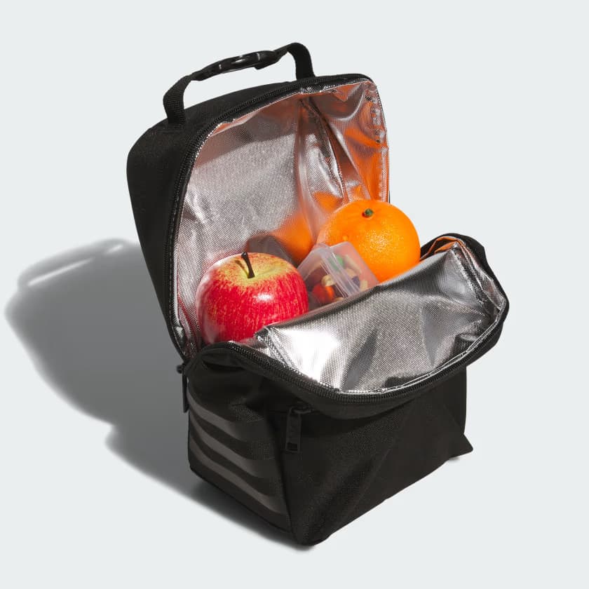 adidas Men's Originals Santiago 3 Lunch Bag - Black/White - Size OSFA - Image 2