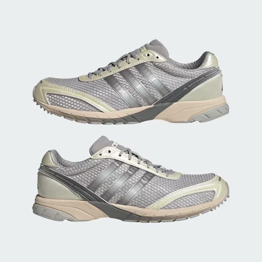 adidas Women's ADIZERO ADIOS SHOES - Silver Metallic/Grey Four - Size 9.5 - Image 7