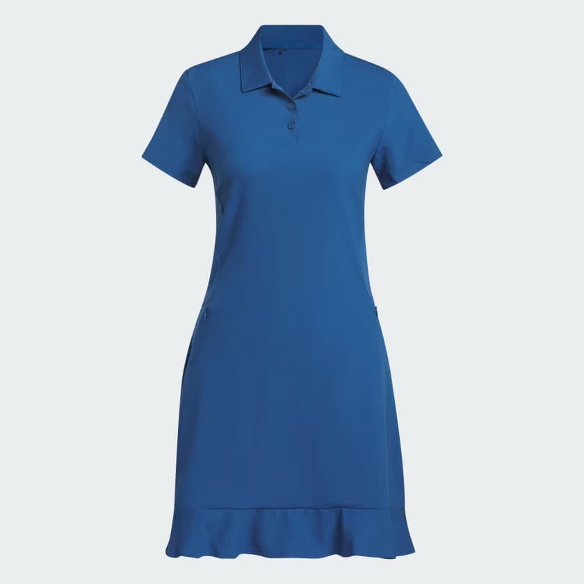 adidas Women's Ultimate365 Solid Dress - Dusky Petrol - Size L - Image 4