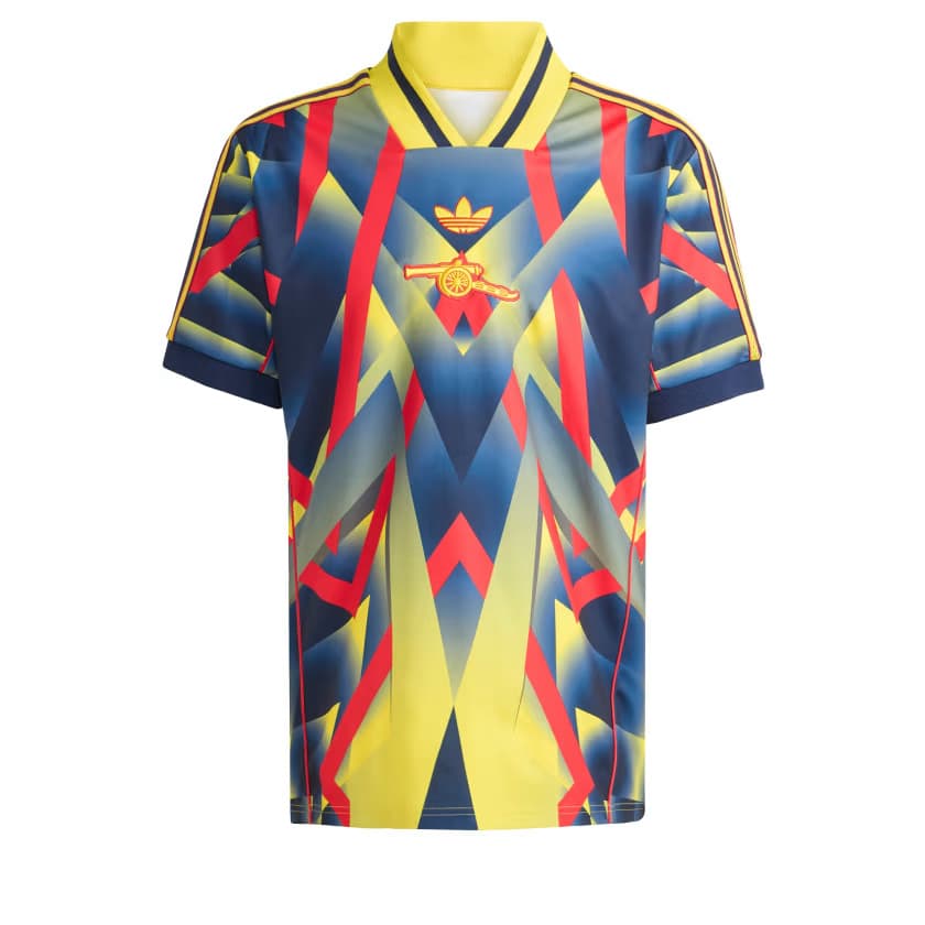 adidas Men's Arsenal FC LFSTLR Jersey - Yellow/Pure Ruby/Night Indigo - Size S - Image 6