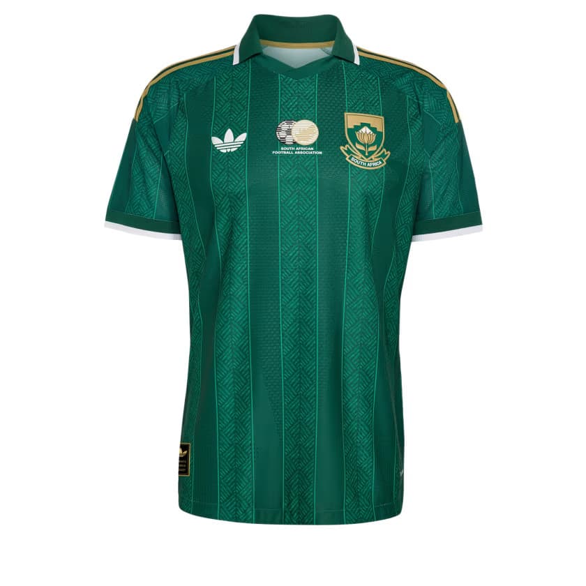 adidas Men's South Africa 26 Away Jersey - Team Dark Green/Team Green - Size S - Image 7