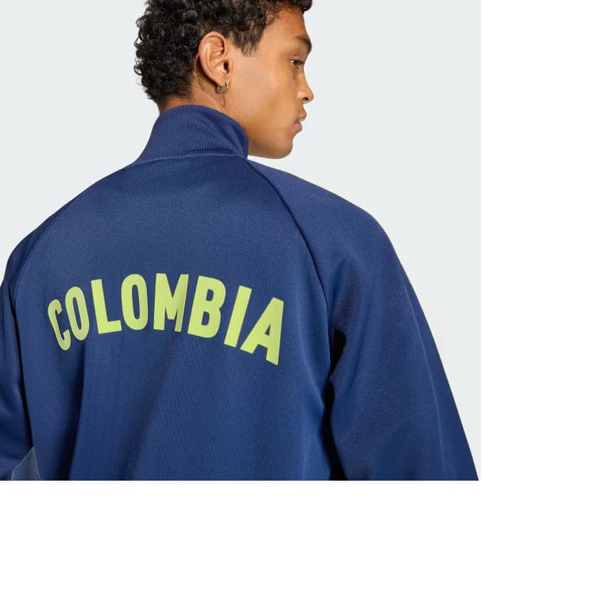 adidas Men's Colombia Originals Track Top - Team Navy Blue 2 - Size M - Image 6