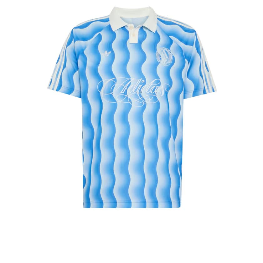 adidas Men's ORIGINALS SUMMER GLOW JERSEY - Blue - Size 2XL - Image 7
