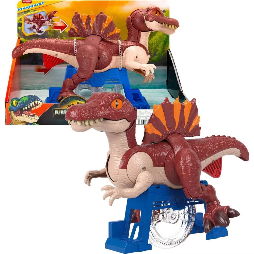 Fisher-Price Imaginext Jurassic World Rebirth Sprinting Spinosaurus Dinosaur - Image 1