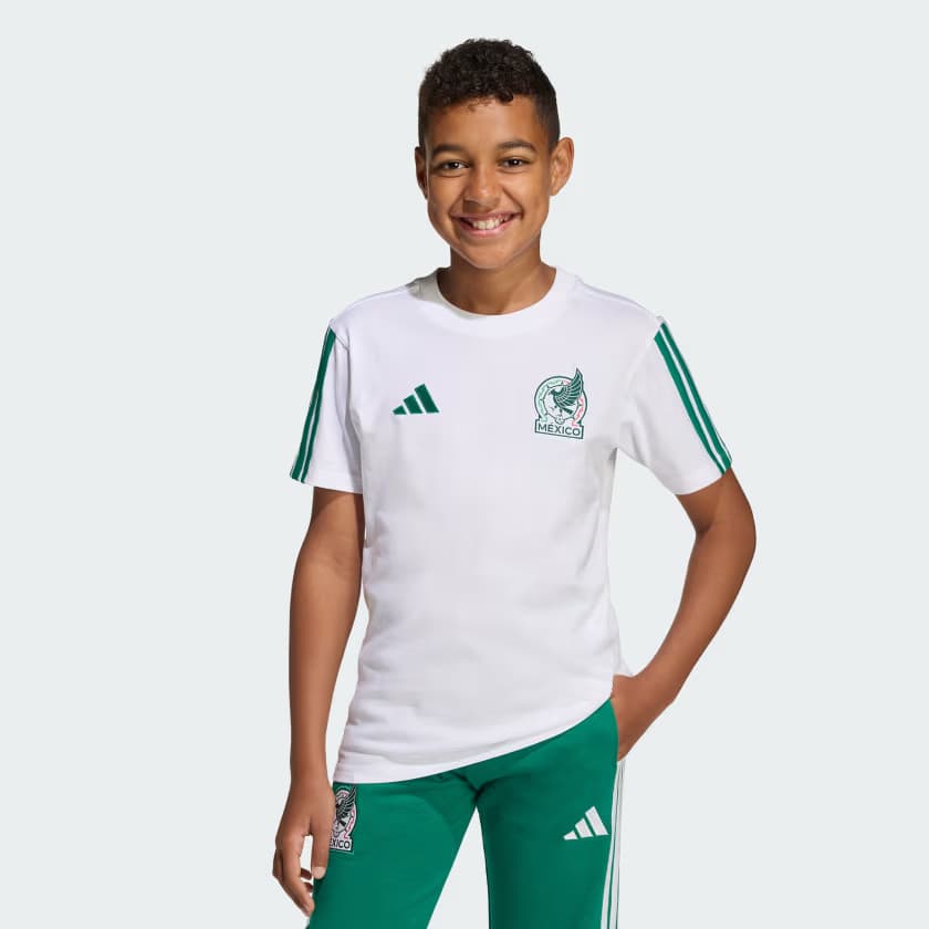 adidas Kids' Mexico DNA Tee Kids - White - Size S - Image 3