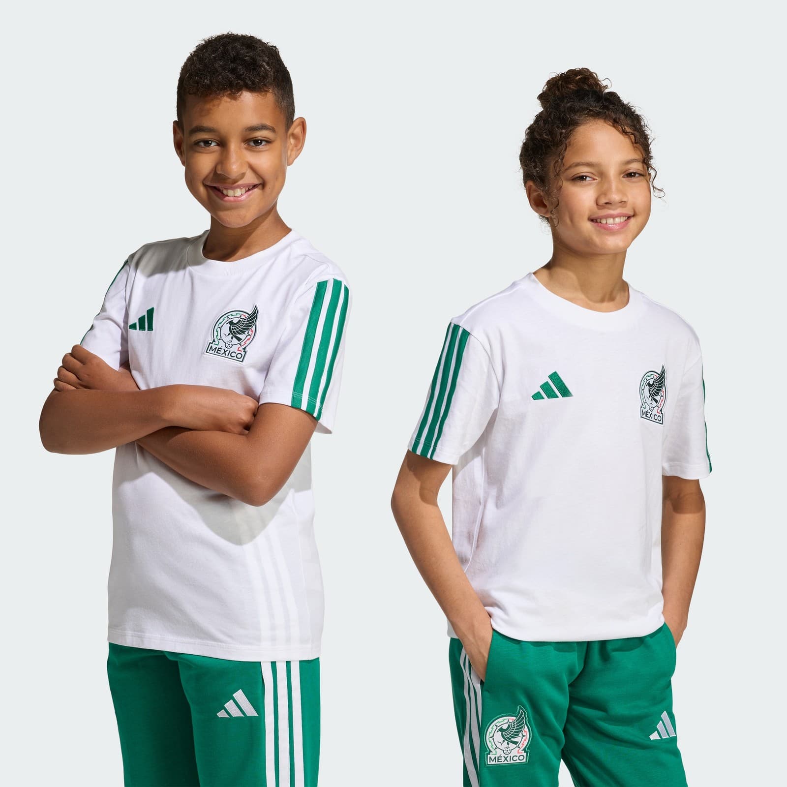 adidas Kids' Mexico DNA Tee Kids - White - Size S - Image 1