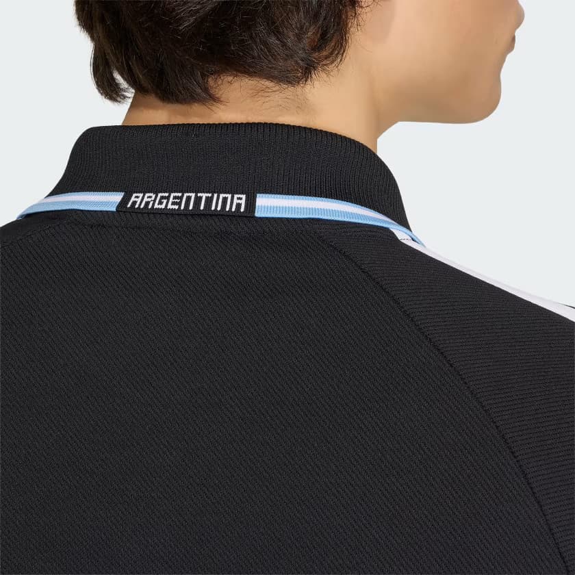 adidas Men's Argentina Away Anthem Jacket - Black - Size 2XL - Image 4